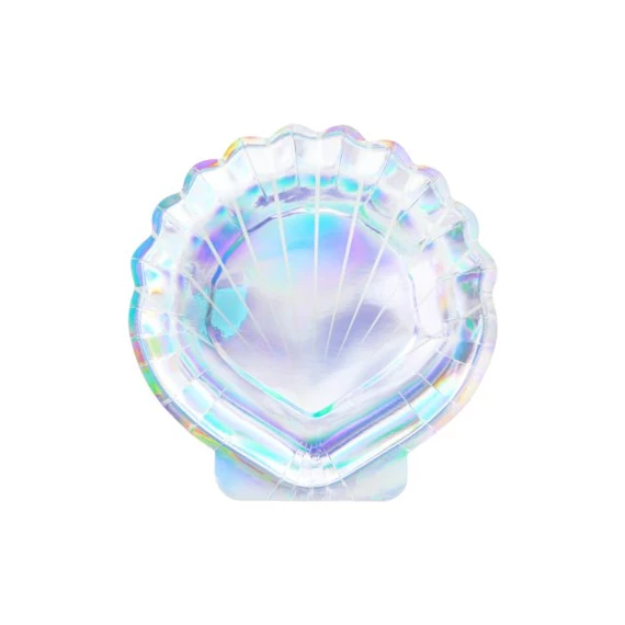 Papírtányér papír 18,5cm színjátszó S/6