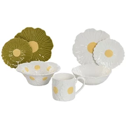 Tányér 21x21x2 cm 2 féle