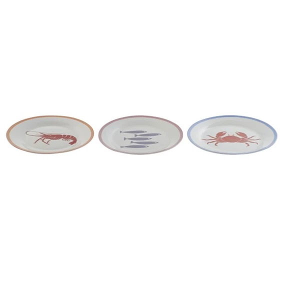 Tányér 27x27x2 cm 3 féle