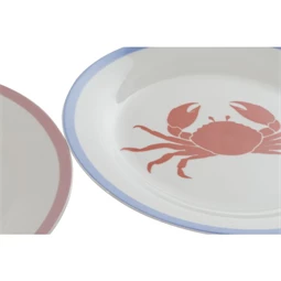 Tányér 27x27x2 cm 3 féle