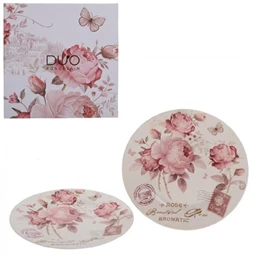 Tányér rózsa mintával S/2