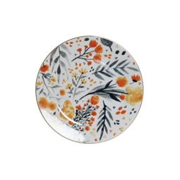 Tányér virágos 19x19x2 cm 2 féle
