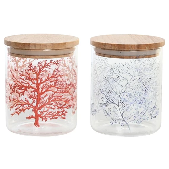 Tároló 10x10x12,5 cm 700 ml 2 féle