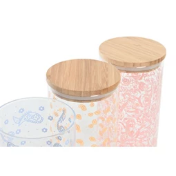 Tároló 10x10x22 cm 1400 ml 3 féle