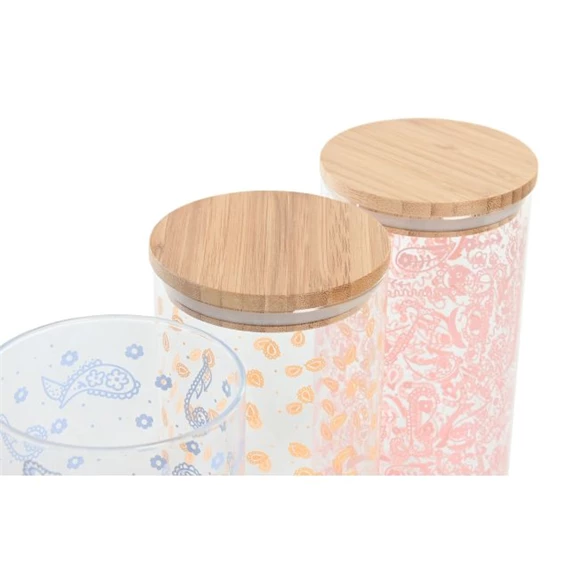 Tároló 10x10x22 cm 1400 ml 3 féle