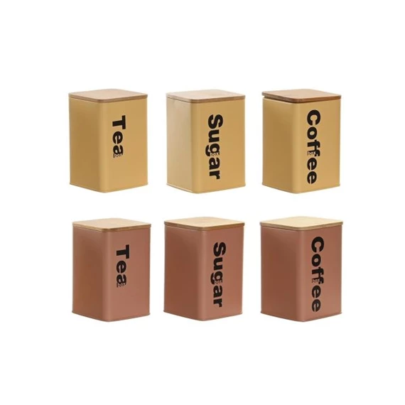 Tároló 10x10x14,5 cm 6 féle