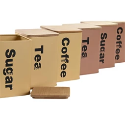 Tároló 10x10x14,5 cm 6 féle