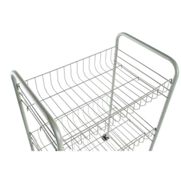 Tároló rekeszekkel, kerekes 40x26x62 cm