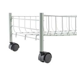 Tároló rekeszekkel, kerekes 40x26x62 cm