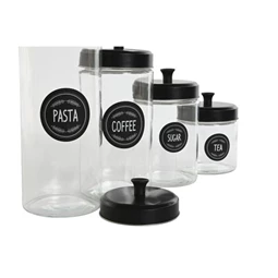 Tároló szett 10,4x10,4x26,4 cm S/4