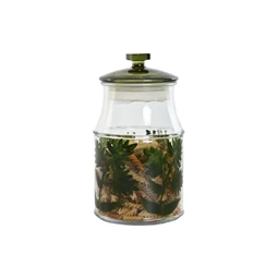 Tárolóedény szett virág mintás 1,2 L 11,,60x11,6x21 cm S/3