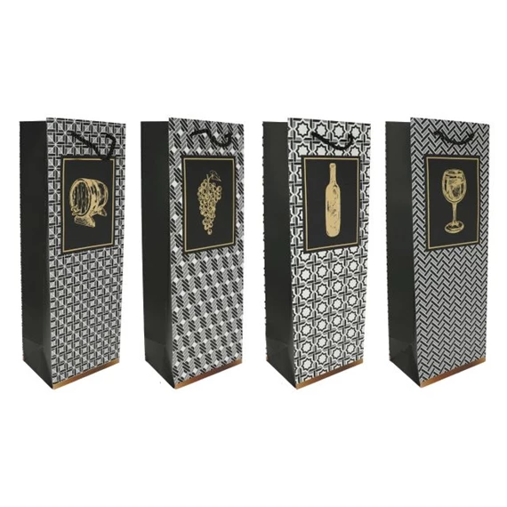 Tasak boros, geometriai mintával 12x35x9 cm 4 féle