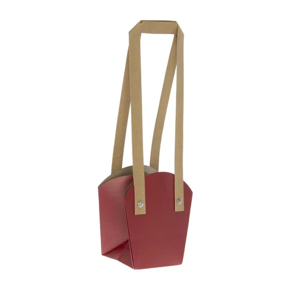 Tasak cserepes virághoz, füllel 13x9,5x15 cm