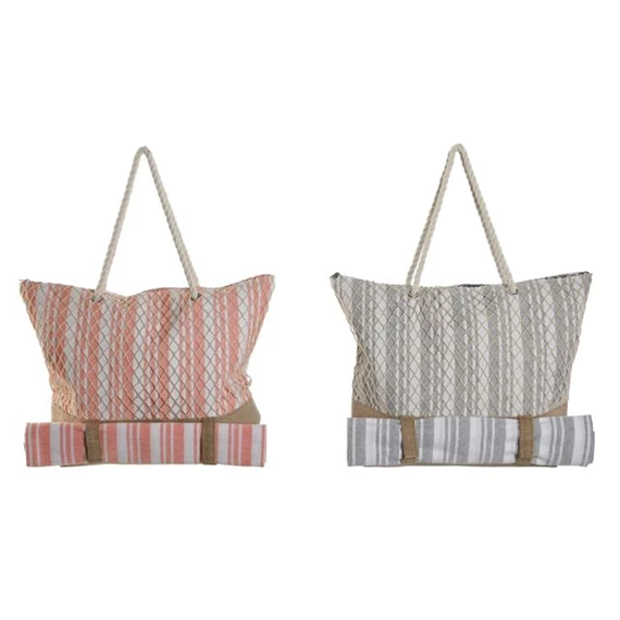 Táska szett csíkos 54x16x54 cm 2 féle S/2