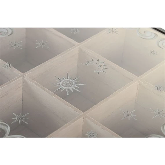 Teafilter tartó doboz 24x24x6,5 cm 2 féle