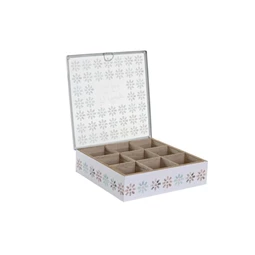 Teafilter tartó doboz 24x24x7 cm 2 féle