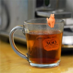 Teafiter tartó, macskás 1,7x3,6x3,2 cm S/4