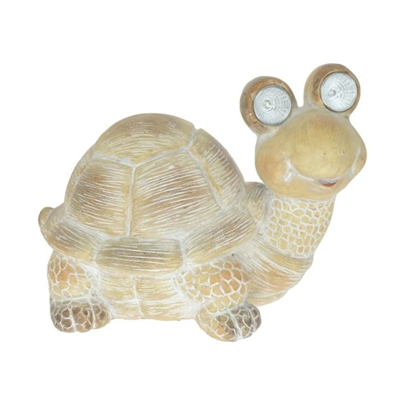 Szolár teknős, LED-es 31,5x25,5x23 cm