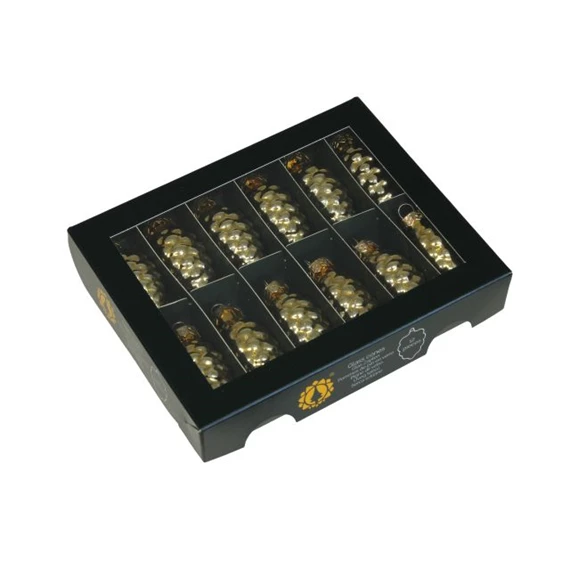 Toboz 6 cm bright gold shiny S/12