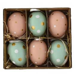 Tojás pöttyös, akasztós S/6