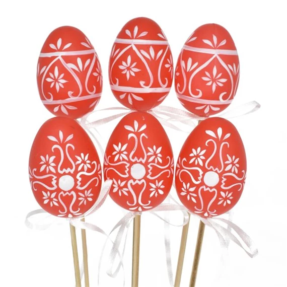 Tojás betűzős 6 cm S/6