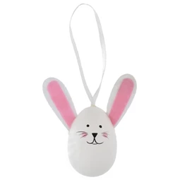 Tojás nyuszi fülekkel, akasztós 6 cm S/6