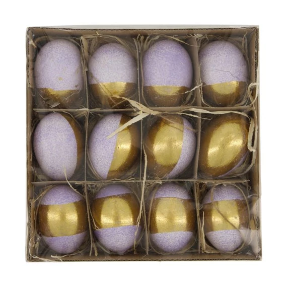 Tojás igazi, akasztós 19,2x19,2x5,1 cm S/12