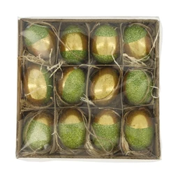 Tojás igazi, akasztós 19,2x19,2x5,1 cm S/12