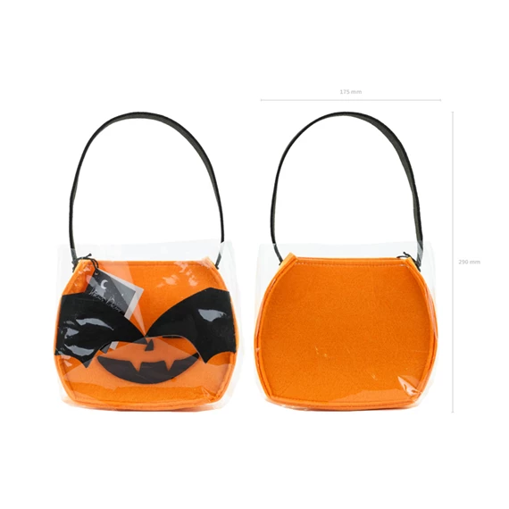 Tök édesség tartó táska narancs