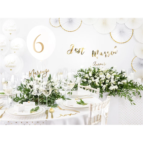 Tortadísz házasság arany 22,5 cm