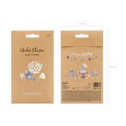 Tortadísz narvál, mix, 10-15,5 cm S/4