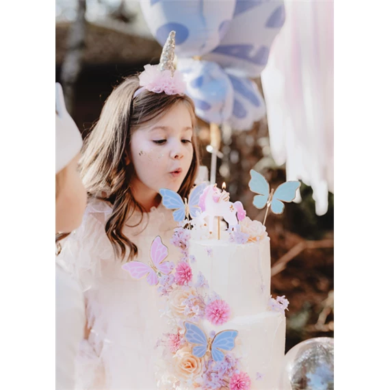 Tortadísz pillangók 9 x 6,5 cm mix S/9