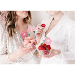 Tortadísz virágok, mix, 13-14,5 cm S/8