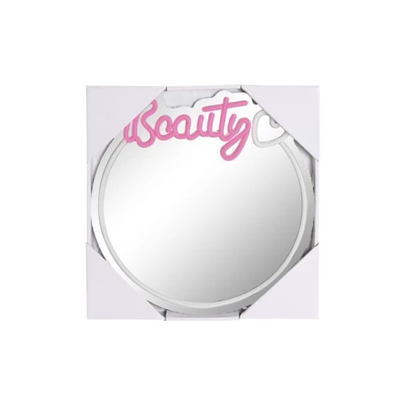 Tükör LED-es 40x2x40 cm