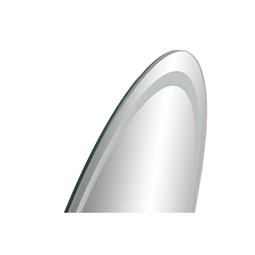 Tükör domború szegéllyel, LED-es 50x0,5x80 cm