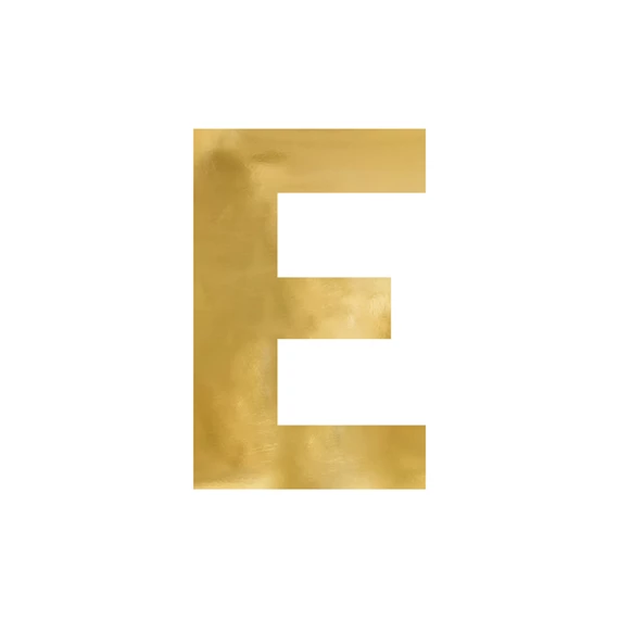 Tükör e betű arany 40x60 cm