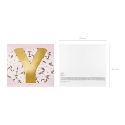 Tükör y betű arany 58x60 cm