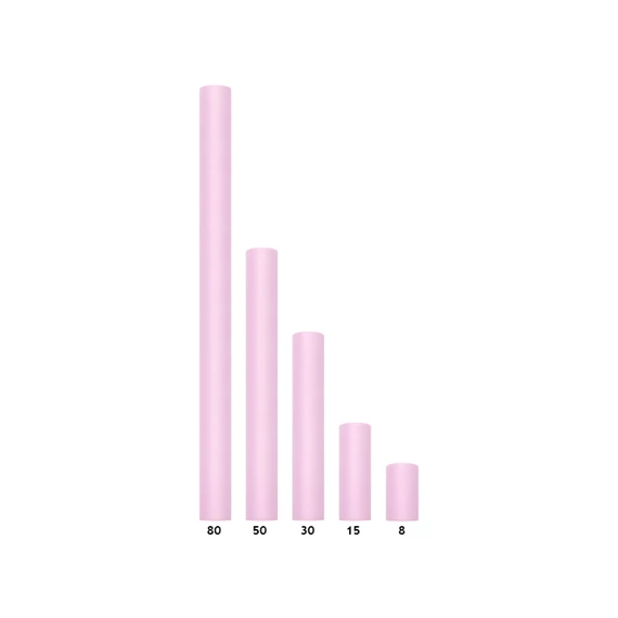 Tüll sima világos rózsaszín 0,15 cm x 9 m