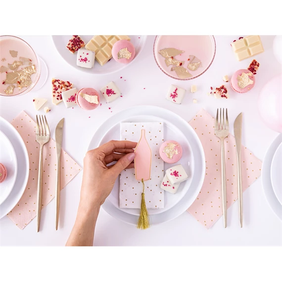 Ültetőkártya üvegek, 3,5x10 cm S/6