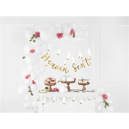 Ültetőkártyák tollak arany 10,5x3 cm S/10