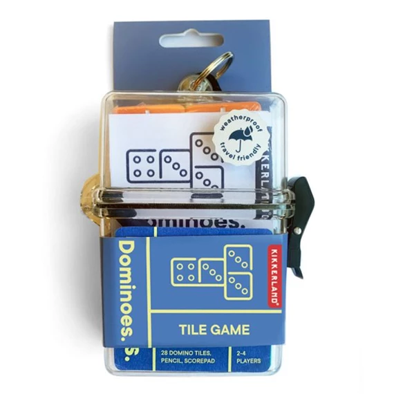 Utazó dominó szett 9,5x12x3,5 cm