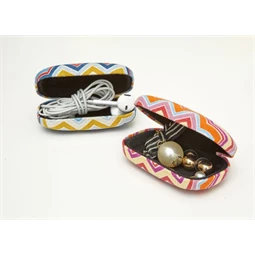 Utazó tok, csíkos 4,9x3,2x8,6 cm