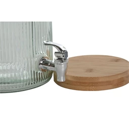 Üveg csappal 18x18x31 cm