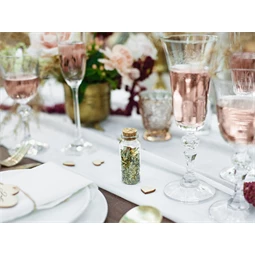 Üveg palackok parafa dugóval 7,5 cm S/12