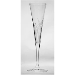 Üveg pohár swarovski dísszel, pezsgős 120 ml S/6