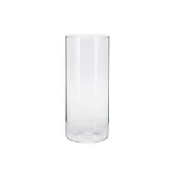 Üvegcső gyertyákhoz 10x23 cm