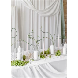 Üvegcső gyertyákhoz 10x23 cm