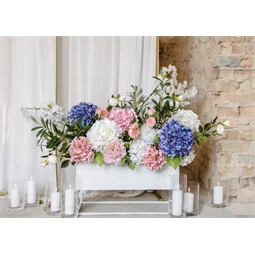 Üvegcső gyertyákhoz 10x23 cm