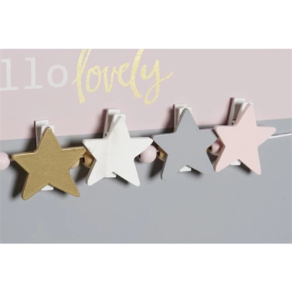 Üzenőtábla csillagokkal 40x1x24 cm