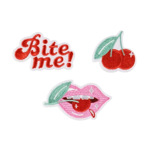 Vasalható matrica harapj meg, mix, 4-4,5x4,5-7 cm S/3